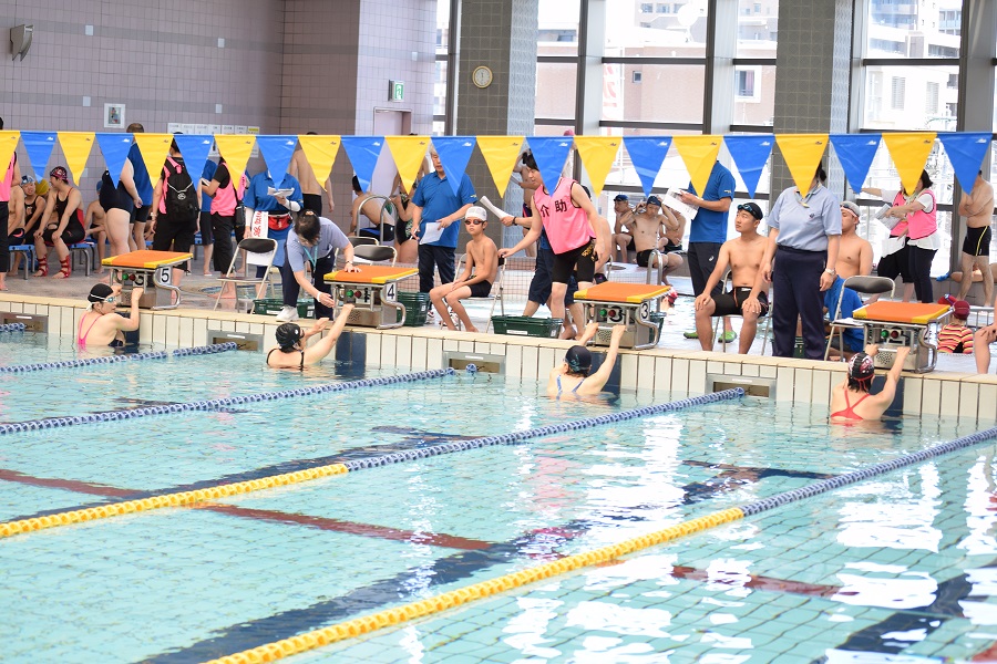 サムネイル：福岡県障がい者水泳記録会の様子