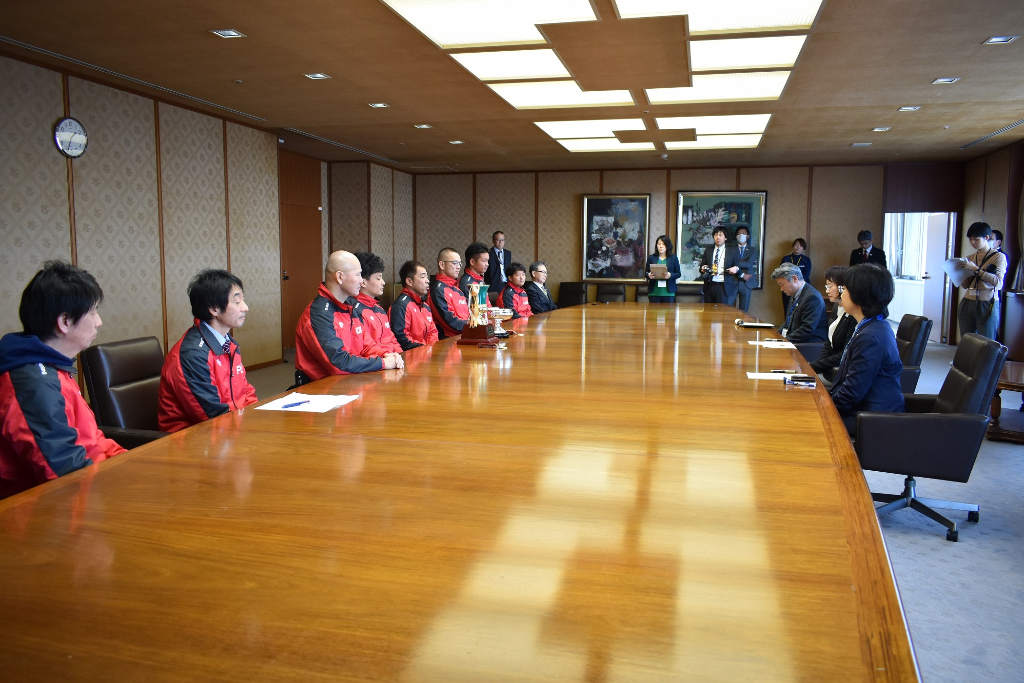 写真:大曲副知事表敬