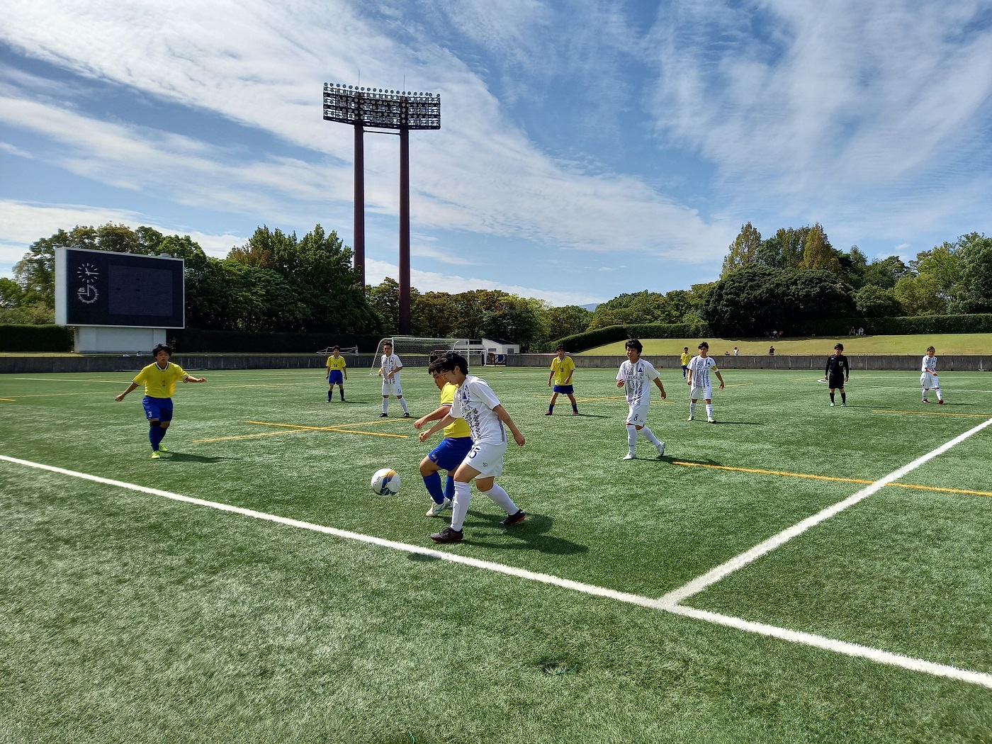 写真:試合の様子