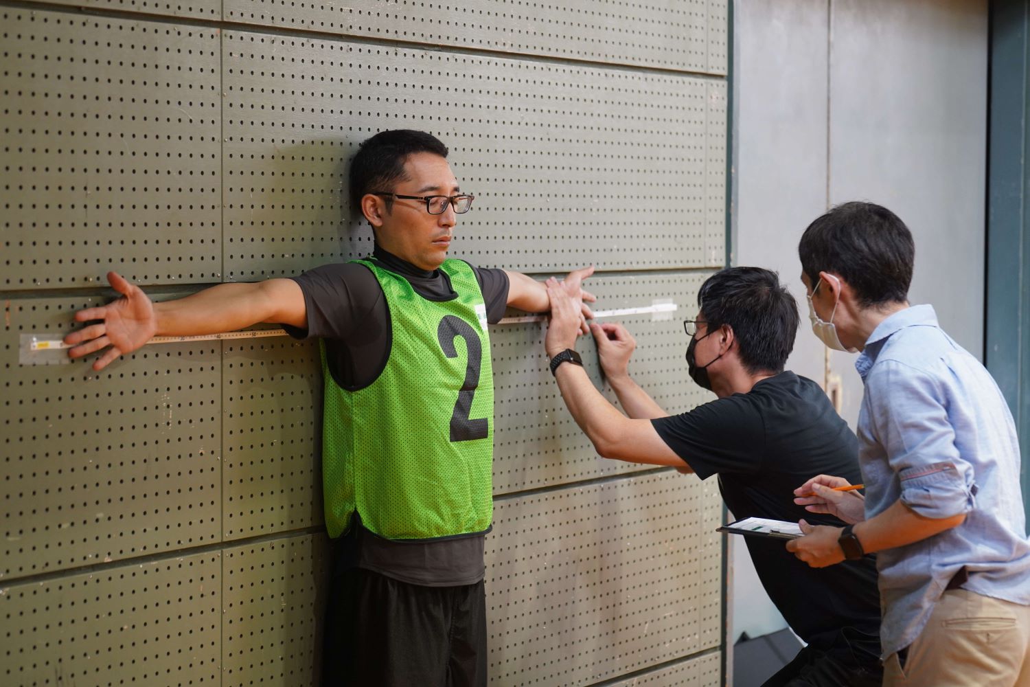 写真:形態測定の様子②