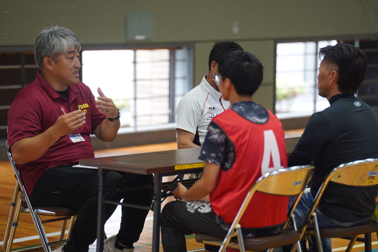 写真:競技相談の様子