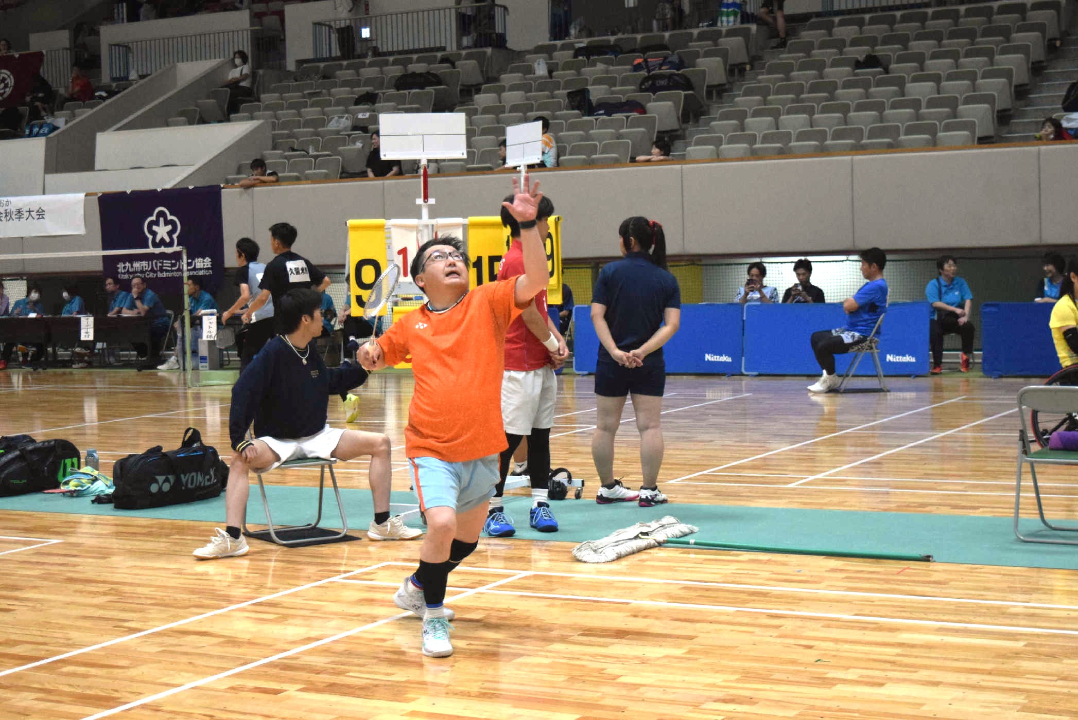 写真:バドミントン①