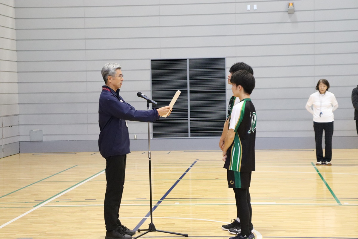 写真:閉会式の様子